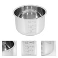 thumbnail image 4 of Doublure de Cuiseur à Riz Casserole Intérieure de Cuiseur Électrique Casserole en Acier Inoxydable Accessoire de Cuiseur à Riz, 4 of 8