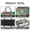 thumbnail image 4 of Large Capacity Tote Bag,Pioneer Flower Floral Print Pattern Handbag Fashion Luxury Tote Bag,15.7"x13"x 5.1" Inches,Laptop Compatible, 4 of 6