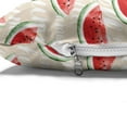thumbnail image 4 of Fruits Pet Bed, Watercolor Fresh Watermelons Yummy Summer Food Harvest Paintbrush Display, Resistant Pad for Dogs and Cats Cushion with Removable Cover, 24" x 39", Cream Red Jade Green, by Ambesonne, 4 of 4