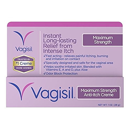Vagisil Maximum Strength Anti-Itch Creme, 1 Oz, 3 Pack