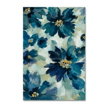 Trademark Fine Art 'Inky Floral I' Canvas Art by Silvia Vassileva