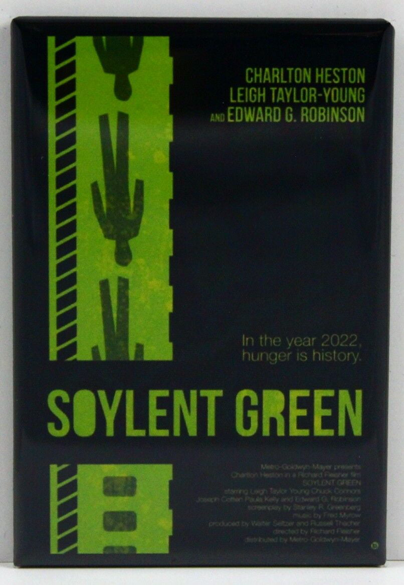 Soylent Green Movie Poster 2" X 3" Fridge Locker Magnet. 
