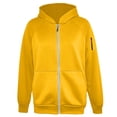 thumbnail image 4 of Men's Full Zip Hoodie with Built-in Backpack Pocket, Raglan Sleeve Utility Sweatshirt for Commute & Streetwear, 4 of 4