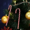 thumbnail image 3 of Bastones de caramelo de plástico Decoraciones para árboles de Navidad Adornos colgantes de bastón de caramelo, 3 of 5