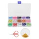 thumbnail image 5 of Cuentas De Mal De Ojo, Cuentas Espaciadoras De Mal De Ojo De Peso Ligero, 15 Rejillas De Diferentes Colores Para Collares Para Pulseras ANGGREK Otros, 5 of 8