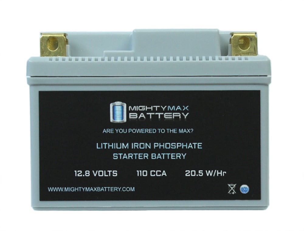 Mighty Max YTX4L-BS 12V 3AH Gel Battery + 1A Charger - For Snapper Walk-Behind Lawn Mowers