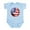 Sky Blue, variant on CafePress - U.S. Soccer Ball Infant Bodysuit - Baby Light Bodysuit, Size Newborn - 24 Months