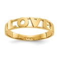 thumbnail image 1 of 14K Yellow Gold Love Ring, 1 of 2