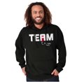 thumbnail image 5 of Funny There Is An I in Team Humor Unisex Plus Fleece Graphic Hoodie Brisco Brands 4X, 5 of 6
