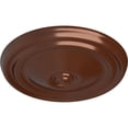 thumbnail image 3 of Ekena Millwork 12"OD x 1 3/4"P Reece Ceiling Medallion (Fits Canopies up to 2 3/8"), Hand-Painted Copper Penny, 3 of 6