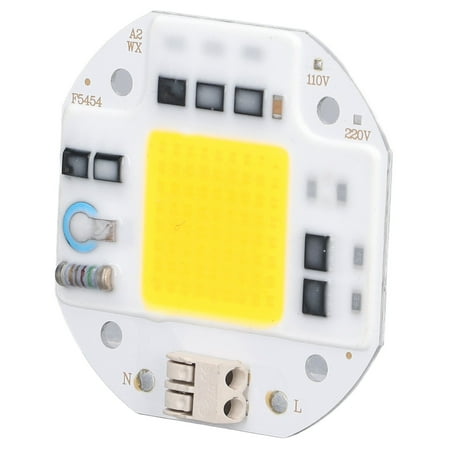 

COB Lamp Bead High Power LED Chip High Brightness COB Light Emitter Drive Free for DIY Lighting 110V100W Warm White 2800K3500K