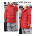 thumbnail image 6 of FEOYA Girls Winter Coat Warm Coats for Kids Hooded Jacket Children's Heavy Coat Boys Long Jacket Thick Casual Outerwear 9-10 Years, 6 of 7