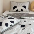 thumbnail image 4 of XWSHYW Almohada Funda de Almohada de Seda Suave y Amigable para Dormitorio de Verano con Estampado Lindo y Transpirable, 4 of 6