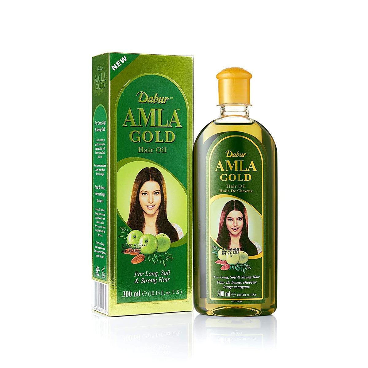 Dabur Amla Gold Hair oil For Long, Soft & Strong Hair 300ml (10.14 oz)