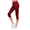 Burgundy, variant on Active Basic USA Workout Mid-Rise Performance Capri Leggings, Women's