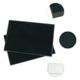 thumbnail image 3 of REGALWOVEN 2 Pcs Stackable Velvet Jewelry Organizer Trays with Removable Dividers for Drawers Black Flat Tray, 3 of 6
