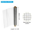 thumbnail image 2 of Uxcell 11.8"x3.3ft 304 Stainless Steel Wire Mesh Screen, 50 Mesh Woven Air Vent Filter Mesh for Window Garden Cage, 2 of 6
