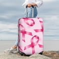 thumbnail image 6 of Picia Breast Cancer Ribbons Awareness Luggage Protector Cover Thicken Suitcase Protector Cover Fit 18-32 Inch Luggage-, 6 of 9