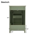 thumbnail image 4 of Harper & Bright Designs 20" Bathroom Vanity with Sink, Small Bathroom Vanity Cabinet with Ceramic Top and Soft Close Door, Green, 4 of 18