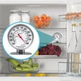 thumbnail image 3 of 4X Stainless Refrigerator Thermometer Freezer Temperature Gauge Mini Thermometer Grill for Home Kitchen Food, 3 of 7