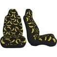 Banana Car Seat Covers Breathable Vehicle Front Bucket Seat Protector