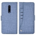 thumbnail image 4 of OnePlus 7 Pro Case, iCoverCase Genuine Leather Wallet Case Slim Fit Folio Book Design with Stand and Card Slots Flip Case Cover for OnePlus 7 Pro (Blue), 4 of 5