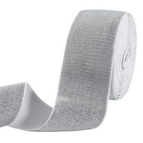 1set 5 Yards Elastic Cords Stretchy Band for Clothes Sewing Flat Gainsboro 50mm