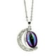 thumbnail image 4 of Collar giratorio con colgante doble para los ojos, collares retro y colgantes, 4 of 5