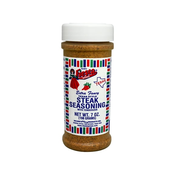 Fiesta Brand Texas Style Steak Seasoning, 7 oz Jar