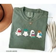 thumbnail image 3 of Cute Spooky Ghost Halloween Shirt – Comfort Colors Vintage Tee for Fall, 3 of 8