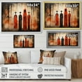 thumbnail image 4 of Designart "The Offering Coral Black Art from Mexico V" Mexican Floater Framed Wall Art Living Room, 4 of 7