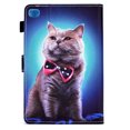 thumbnail image 6 of Allytech iPad mini 5 Case, iPad mini 1 2 3 4 Case, Slim Fit Flip Multi Angle Stand Smart Cover Auto Sleep Wake Shockproof Protection Anti-scratch Case for Apple iPad mini 1 2 3 4 5 - Cat, 6 of 7