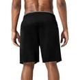 thumbnail image 2 of Aayomet Mens Running Shorts Tethered Color Matching Five Point Sports Beach Shorts (Black, XXL), 2 of 4