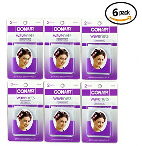 Conair Wave Nets Brown 1 Dozen Hair Nets