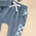 thumbnail image 4 of mgoYE Baby Girl Clothes 3 Months Ruffle Romper Toddler Girl Floral Cotton Pant Sets Girls Clothing Outfit(Blue,3-4 Years), 4 of 7