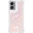 thumbnail image 2 of Case for Motorola Moto G Stylus 5G 2024 Case Glitter Cute Luxury Love Liquid Quicksand Clear Soft TPU Girls Women Stylish Bumper Shockproof Protective Cover for Moto G Stylus 5G 2024 Pink YB, 2 of 13