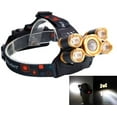 thumbnail image 2 of 80000LM 5-LED Zoom LED Recargable 18650 Faro delantero Cargador de antorcha EE. UU. Adepaton WMZL-305, 2 of 5
