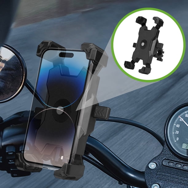 Soporte para Teléfono Móvil para Exteriores, para Ciclismo, Navegación, Bicicleta, Amortiguador, Espejo Retrovisor