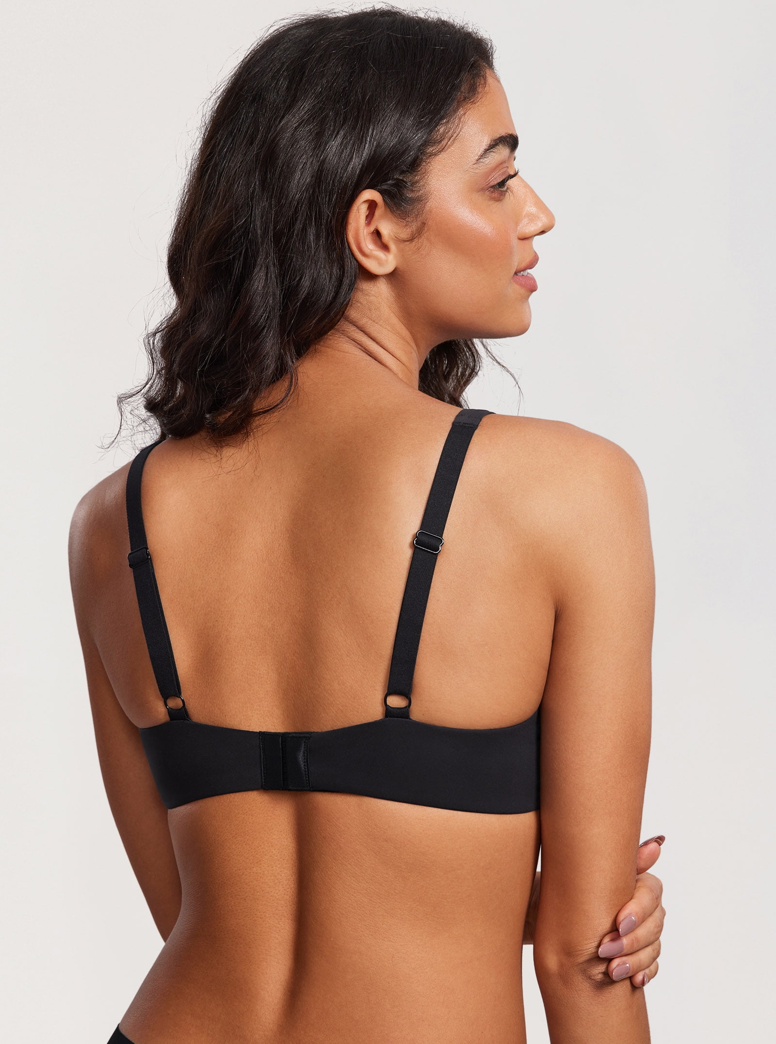 Women's Unlined Balconette Bra Underwire Supportive Plus Size Bras