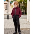 thumbnail image 4 of Arshiner Boys Long Sleeve Dress Shirt Button Down Shirts Formal School Uniform Shirt, 4 of 6
