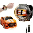 thumbnail image 1 of Remote Control Car 2.4GHz USB Rechargeable Watch RC Racing Car with Light Mini Cartoon Electric Wrist Racing Car Model Toy In, 1 of 11