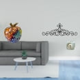 thumbnail image 2 of Figura decorativa, estatua, escultura de resina, metal, colgante de pared, arte en pergamino, adorno realista, artesanía pintada, adecuado para sala d, 2 of 8