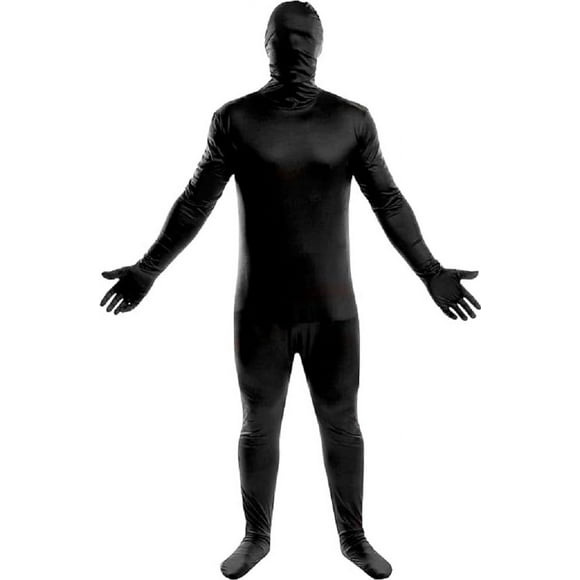 Justaucorps Esprit Noir de Base Seconde Peau Costume pour Homme Adulte Moyen 38-40