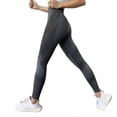 thumbnail image 3 of Fitness Women Sport Seamless Leggings High Waist Elastic Solid Yoga Leggings Gym Jogging Quick Dry Push Up Slim Pants Female, 3 of 4
