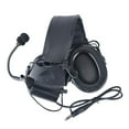 thumbnail image 3 of Auriculares tácticos Comunicación Auriculares Orejeras para actividades al aire libre Negro Cola Auriculares tácticos, 3 of 8