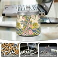 thumbnail image 6 of Yayeee Ashtray with Lid for Cigarette Smokeless Stainless Steel Home Ash Holder, Pink Floral Wave, 6 of 7