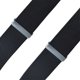 thumbnail image 5 of Tirantes ajustables con clips resistentes de 2 pulgadas de ancho con espalda en X para hombre Tirantes clásicos para hombres para bodas y negocios (negro), 5 of 5