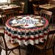 thumbnail image 5 of CaiYueKe 4th of July Tablecloth 60 Inch Round Patriotic Stars Table Cloth American Independence Day Memorial Day Table Cover for Kitchen Party Dining Picnic Indoor Outdoor Decor, 5 of 7