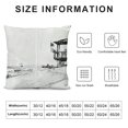 thumbnail image 5 of Orinice Lifeguard Station People in Water Lifeguard Boat Graphic Decorative Cushion Throw Pillow Cover 12x12in, 5 of 5