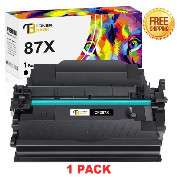 1-Pack 87X Toner Cartridge Compatible for HP CF287X 87X CF287A 87A LaserJet Enterprise M506 M506n M506x M506dn MFP M527 Series Pro M501n M501dn High Yield Printer Ink